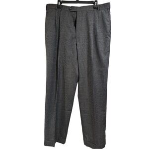 Joseph & Feiss Trio Dress Pants 100% Wool Size 41 in Gray EUC